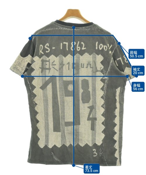 Desigual（デシグアル）Tシャツ・カットソー グレー サイズ:XL メンズ/2200732932053