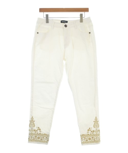 Desigual(デシグアル)デニムパンツ 白 サイズ:44(XL位)/2200676401042