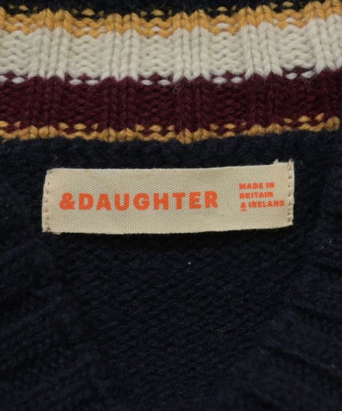 &Daughter（アンドドーター）ニット・セーター 紺 サイズ:M レディース/2200522031072