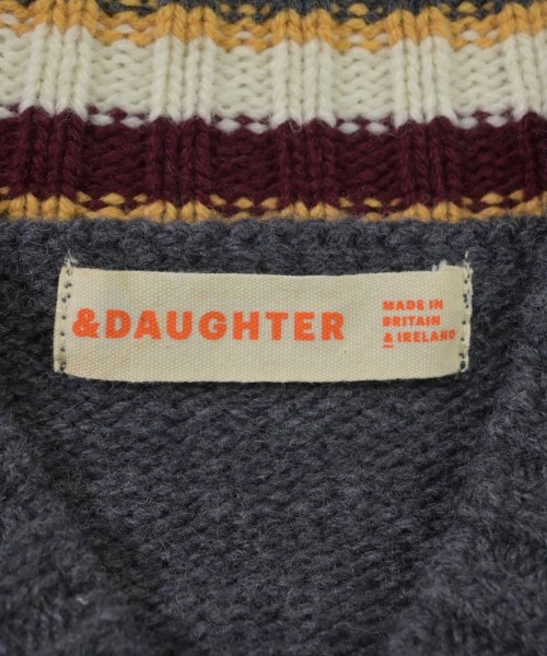 &Daughter（アンドドーター）ニット・セーター グレー サイズ:M レディース/2200522031089