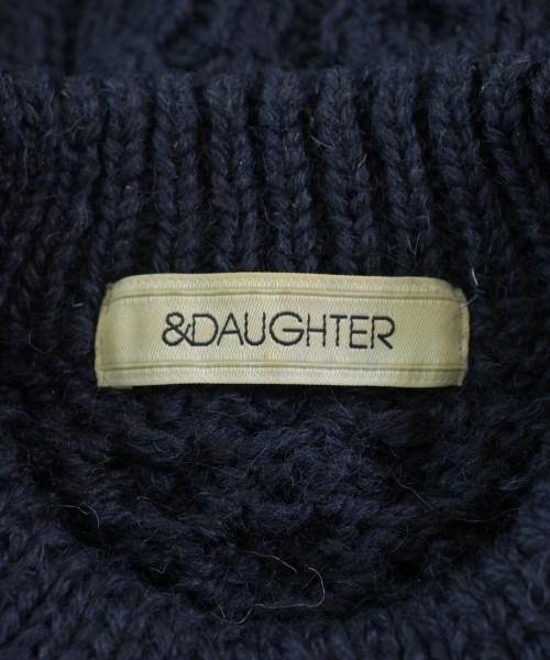 &Daughter（アンドドーター）ニット・セーター 紺 サイズ:S レディース/2200620601023
