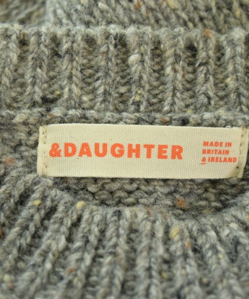 &Daughter（アンドドーター）ニット・セーター グレー サイズ:M レディース/2200683017090