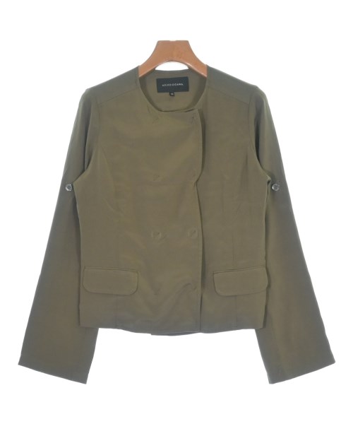 AKIKO OGAWA.(アキコオガワ)ジャケット カーキ サイズ:38(M位)/2200680906014