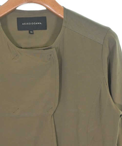 AKIKO OGAWA.（アキコオガワ）ジャケット カーキ サイズ:38(M位) レディース/2200680906014