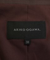 AKIKO OGAWA.（アキコオガワ）ノーカラージャケット 赤 サイズ:38(M位) レディース/2200658624032