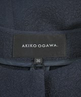 AKIKO OGAWA.（アキコオガワ）ノーカラージャケット 紺 サイズ:36(S位) レディース/2200692949054