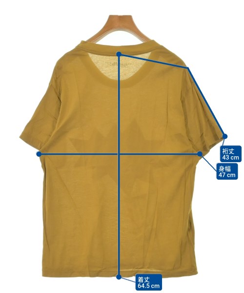 GOLDEN GOOSE（ゴールデングース）Tシャツ・カットソー 黄 サイズ:S レディース/2200617812111