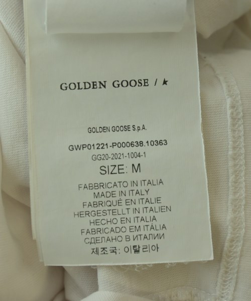 GOLDEN GOOSE（ゴールデングース）Tシャツ・カットソー 白 サイズ:M レディース/2200687886050