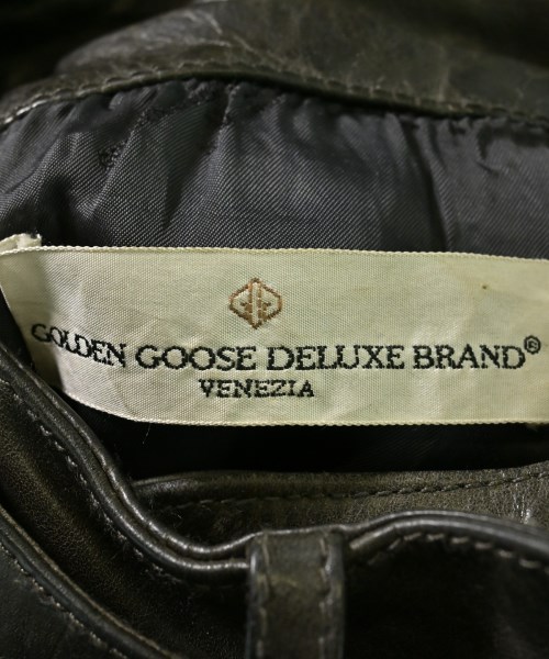 GOLDEN GOOSE（ゴールデングース）ライダース 緑 サイズ:XS レディース/2200655228042