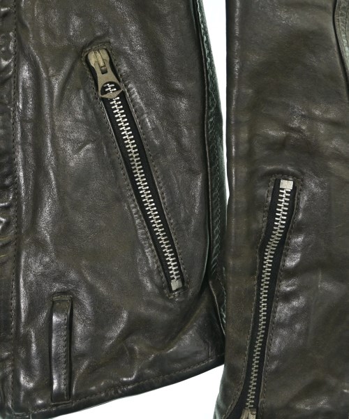 GOLDEN GOOSE（ゴールデングース）ライダース 緑 サイズ:XS レディース/2200655228042