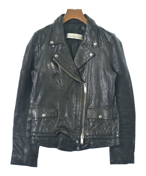 GOLDEN GOOSE(ゴールデングース)ライダース 黒 サイズ:S/2200660853024