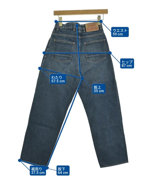 GOLDEN GOOSE（ゴールデングース）デニムパンツ 青 サイズ:24(S位) レディース/2200708795026