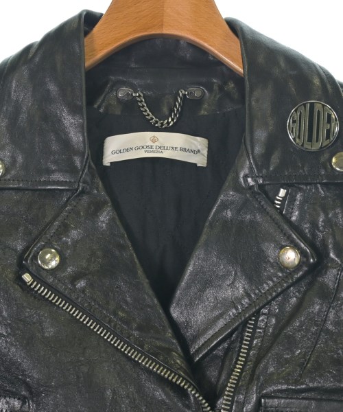 GOLDEN GOOSE（ゴールデングース）ライダース 黒 サイズ:XXS レディース/2200635427083