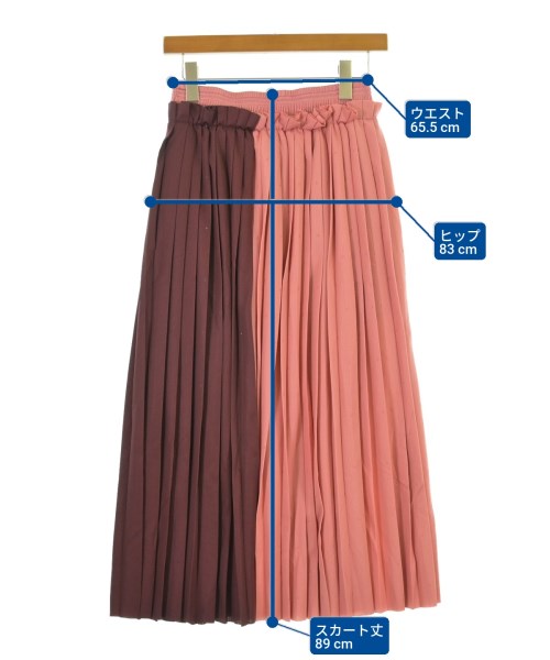 GOLDEN GOOSE（ゴールデングース）ロング・マキシ丈スカート ピンク サイズ:S レディース/2200647092071