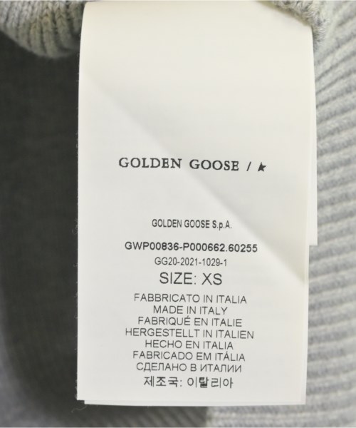 GOLDEN GOOSE（ゴールデングース）ニット・セーター グレー サイズ:XS レディース/2200717283019