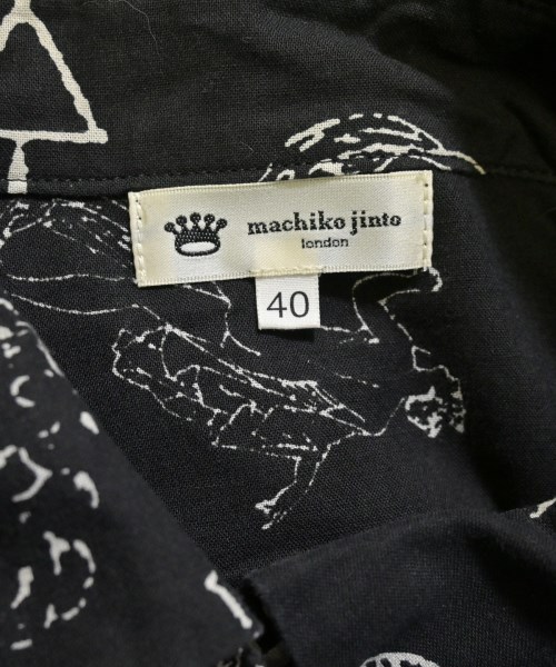 machiko jinto（マチコジント）シャツワンピース 黒 サイズ:40(M位) レディース/2200657885045