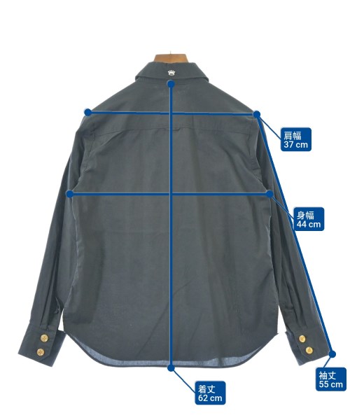 machiko jinto（マチコジント）カジュアルシャツ 紺 サイズ:36(S位) レディース/2200657885052