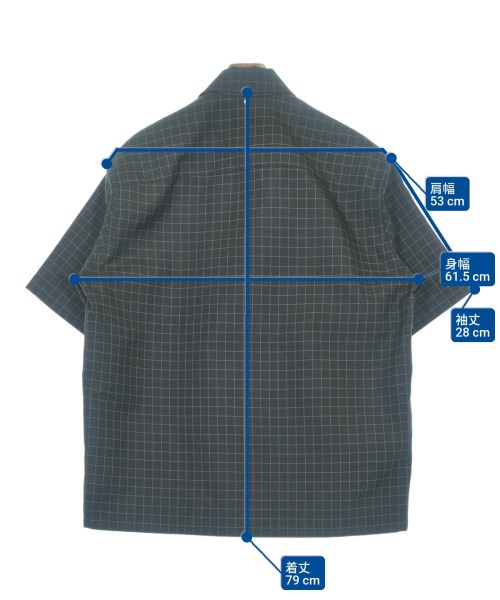 OAMC（オーエーエムシー）カジュアルシャツ 黒 サイズ:S メンズ/2200637591010