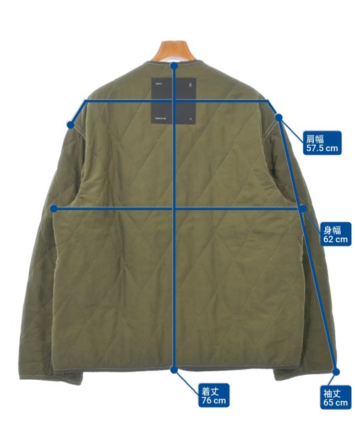 OAMC（オーエーエムシー）ダウンジャケット/ダウンベスト カーキ サイズ:L メンズ/2200641695032