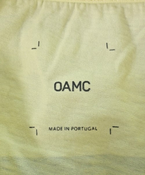 OAMC（オーエーエムシー）Tシャツ・カットソー 黄 サイズ:S メンズ/2200641768040