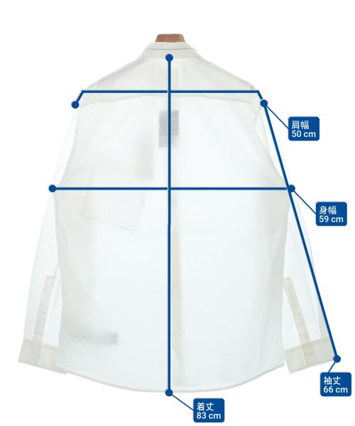 OAMC（オーエーエムシー）カジュアルシャツ 白 サイズ:S メンズ/2200644151085