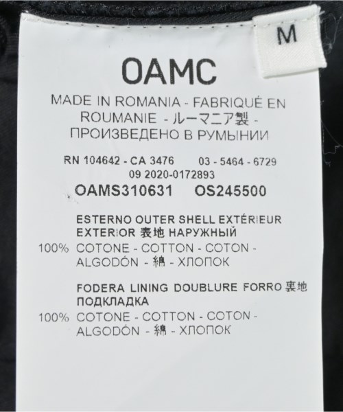 OAMC（オーエーエムシー）その他 黒 サイズ:M メンズ/2200644302050