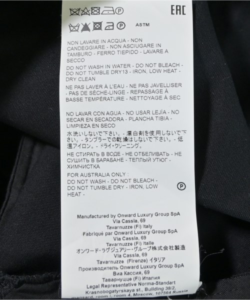 OAMC（オーエーエムシー）その他 黒 サイズ:M メンズ/2200644302050