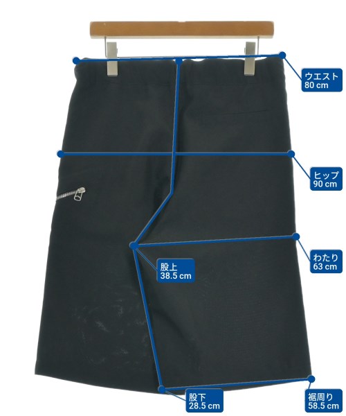 OAMC（オーエーエムシー）ショートパンツ 黒 サイズ:XS メンズ/2200627446054