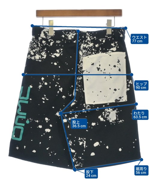 OAMC（オーエーエムシー）ショートパンツ 黒 サイズ:28(S位) メンズ/2200631964063