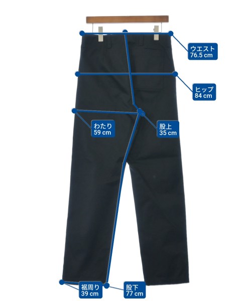 OAMC（オーエーエムシー）チノパン 黒 サイズ:28(S位) メンズ/2200631964070