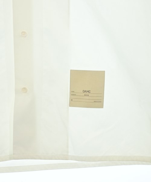 OAMC（オーエーエムシー）カジュアルシャツ 白 サイズ:M メンズ/2200621037036