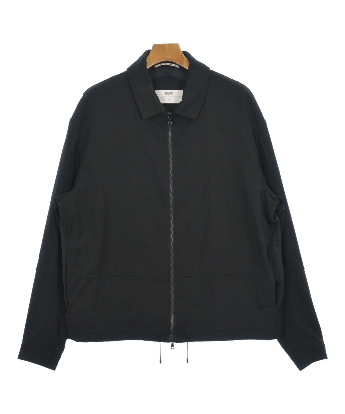 OAMC 22AW DISC SHIRT M BLACK 黒 ブルゾン ジップ OAMC（オーエーエムシー）その他 黒 サイズ:L メンズ/2200607086041