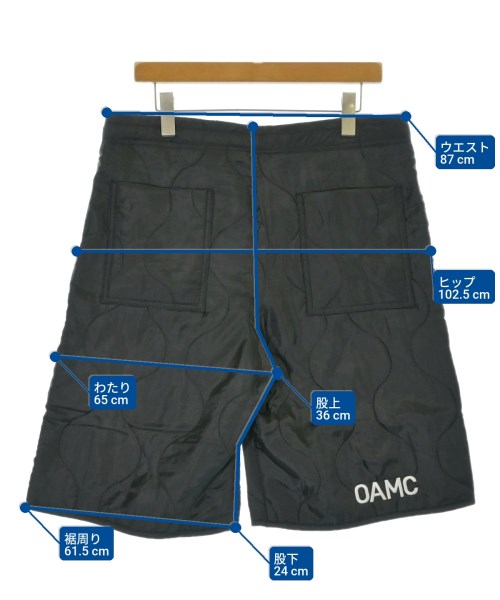OAMC（オーエーエムシー）ショートパンツ 黒 サイズ:S メンズ/2200675749480