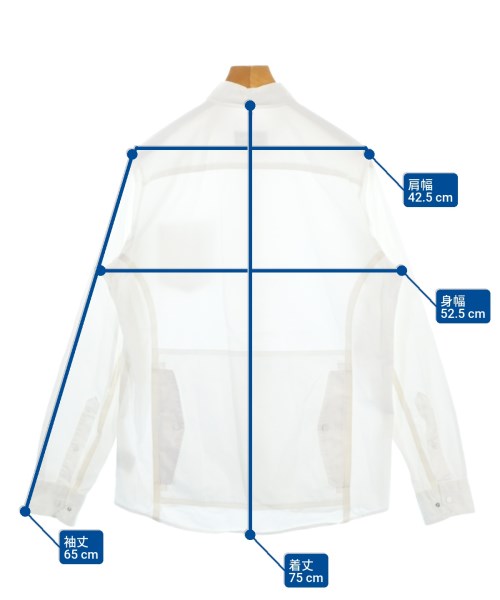 OAMC（オーエーエムシー）カジュアルシャツ 白 サイズ:M メンズ/2200672705700