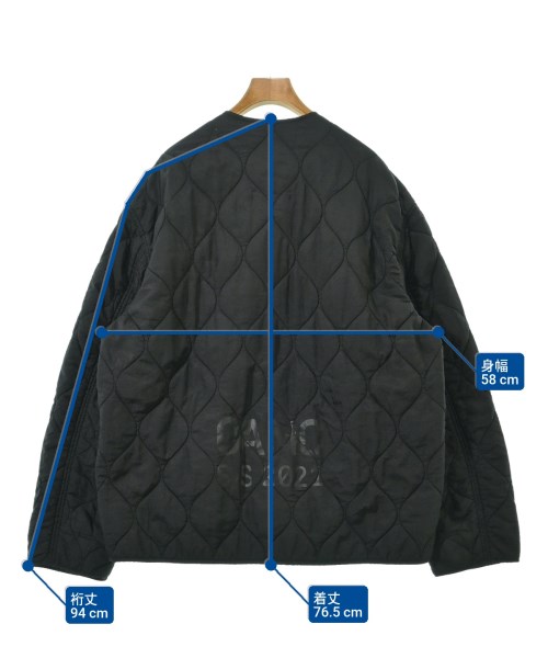 OAMC（オーエーエムシー）ダウンジャケット/ダウンベスト 黒 サイズ:M メンズ/2200677979014