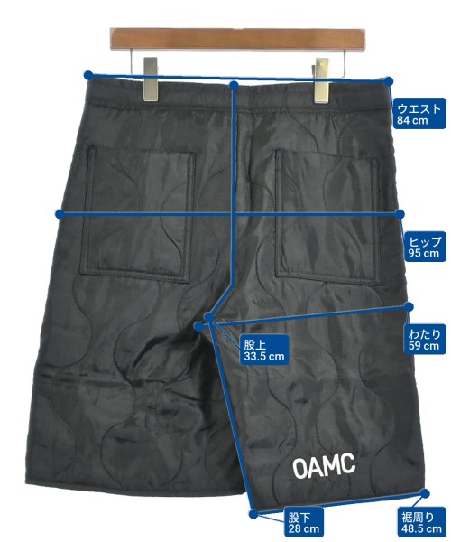 OAMC（オーエーエムシー）ショートパンツ 黒 サイズ:S メンズ/2200698320055