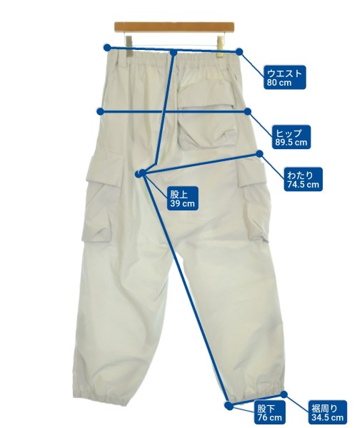 OAMC（オーエーエムシー）カーゴパンツ 白 サイズ:32(L位) メンズ/2200657305031