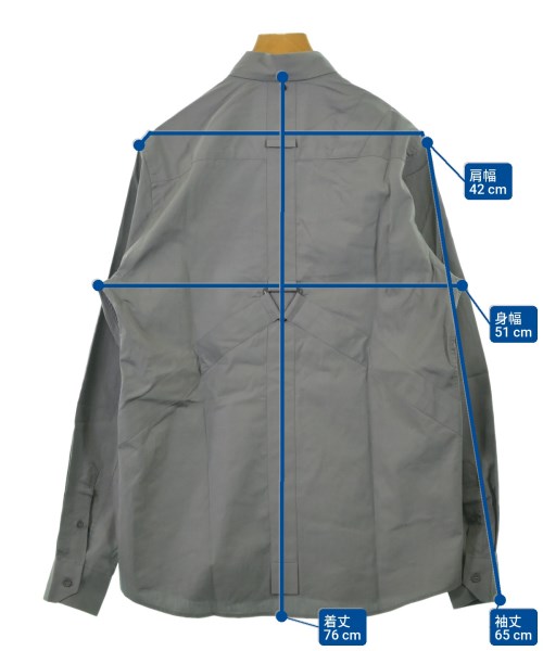 OAMC（オーエーエムシー）カジュアルシャツ グレー サイズ:S メンズ/2200657132040