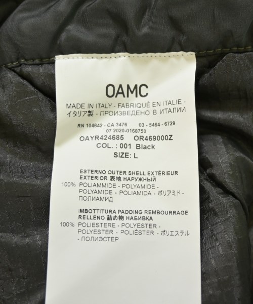 OAMC（オーエーエムシー）その他 黒 サイズ:L メンズ/2200715330012
