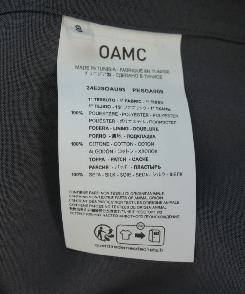 OAMC（オーエーエムシー）その他 グレー サイズ:S メンズ/2200718627027