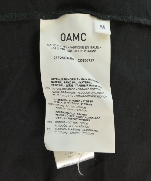 OAMC（オーエーエムシー）Tシャツ・カットソー 黒 サイズ:M メンズ/2200699138109