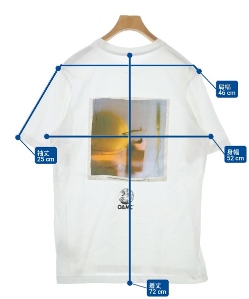 OAMC（オーエーエムシー）Tシャツ・カットソー 白 サイズ:XS メンズ/2200707655024