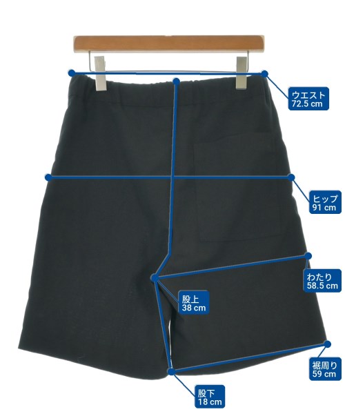 OAMC（オーエーエムシー）ショートパンツ 黒 サイズ:XS メンズ/2200707655116