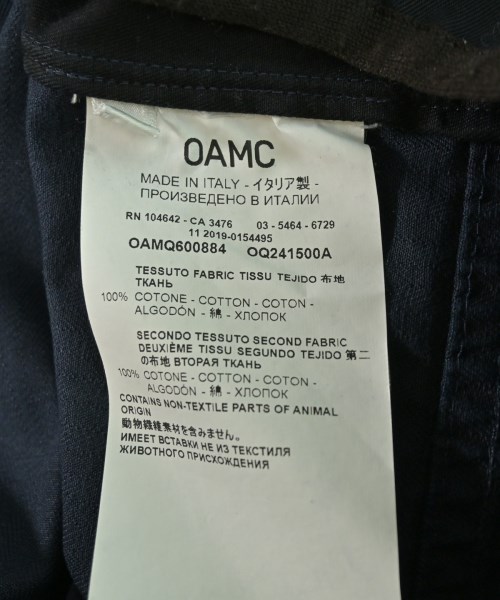 OAMC（オーエーエムシー）カジュアルシャツ 紺 サイズ:L メンズ/2200709421030