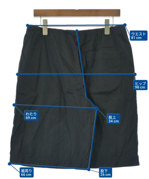 OAMC（オーエーエムシー）ショートパンツ 黒 サイズ:M メンズ/2200661679487