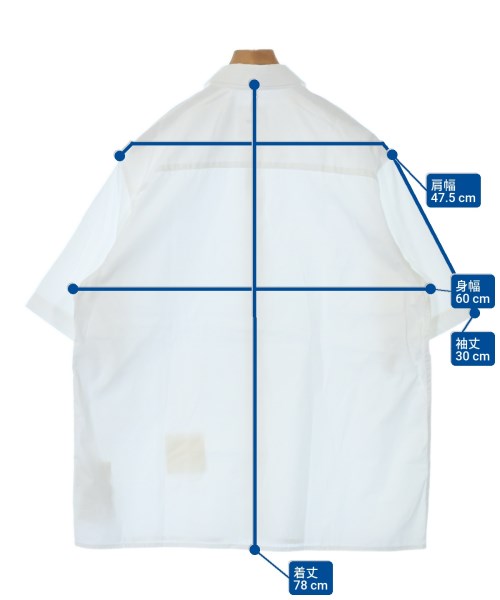 OAMC（オーエーエムシー）カジュアルシャツ 白 サイズ:M メンズ/2200667666030