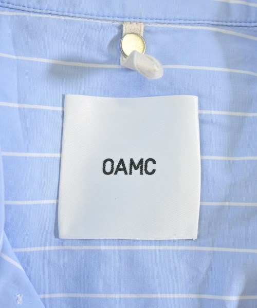 OAMC（オーエーエムシー）カジュアルシャツ 青 サイズ:L メンズ/2200681462229
