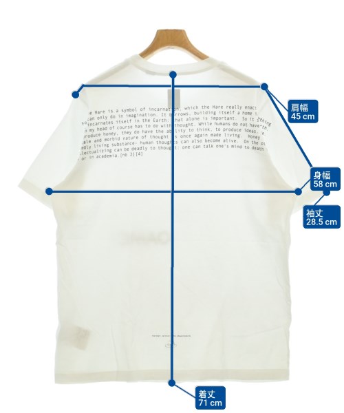OAMC（オーエーエムシー）Tシャツ・カットソー 白 サイズ:L メンズ/2200685871232