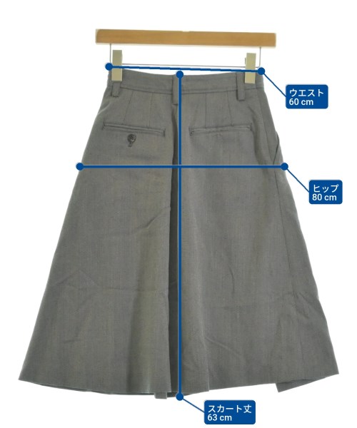 NEON SIGN（ネオンサイン）ひざ丈スカート グレー サイズ:36(S位) レディース/2200633758165