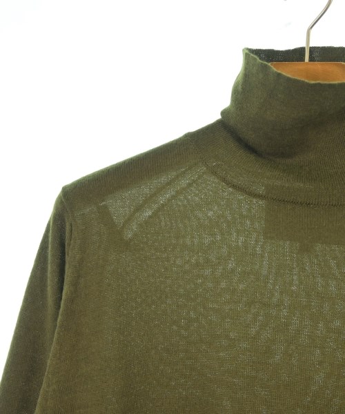THE INOUE BROTHERS（ザイノウエブラザーズ）ニット・セーター カーキ サイズ:M メンズ/2200637931243